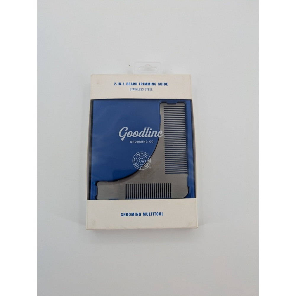 Goodline Grooming Company 2-In-1 Stainless Steel‎ Beard Trimming Guide